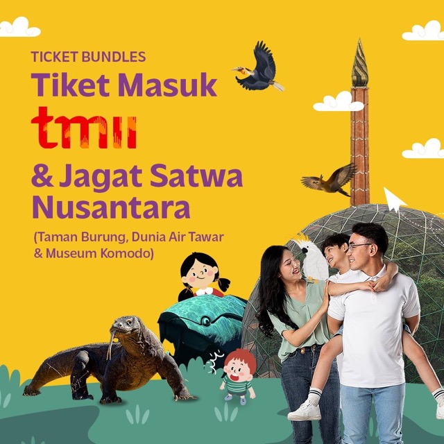 TMII Jagat Satwa Nusantara Tickets